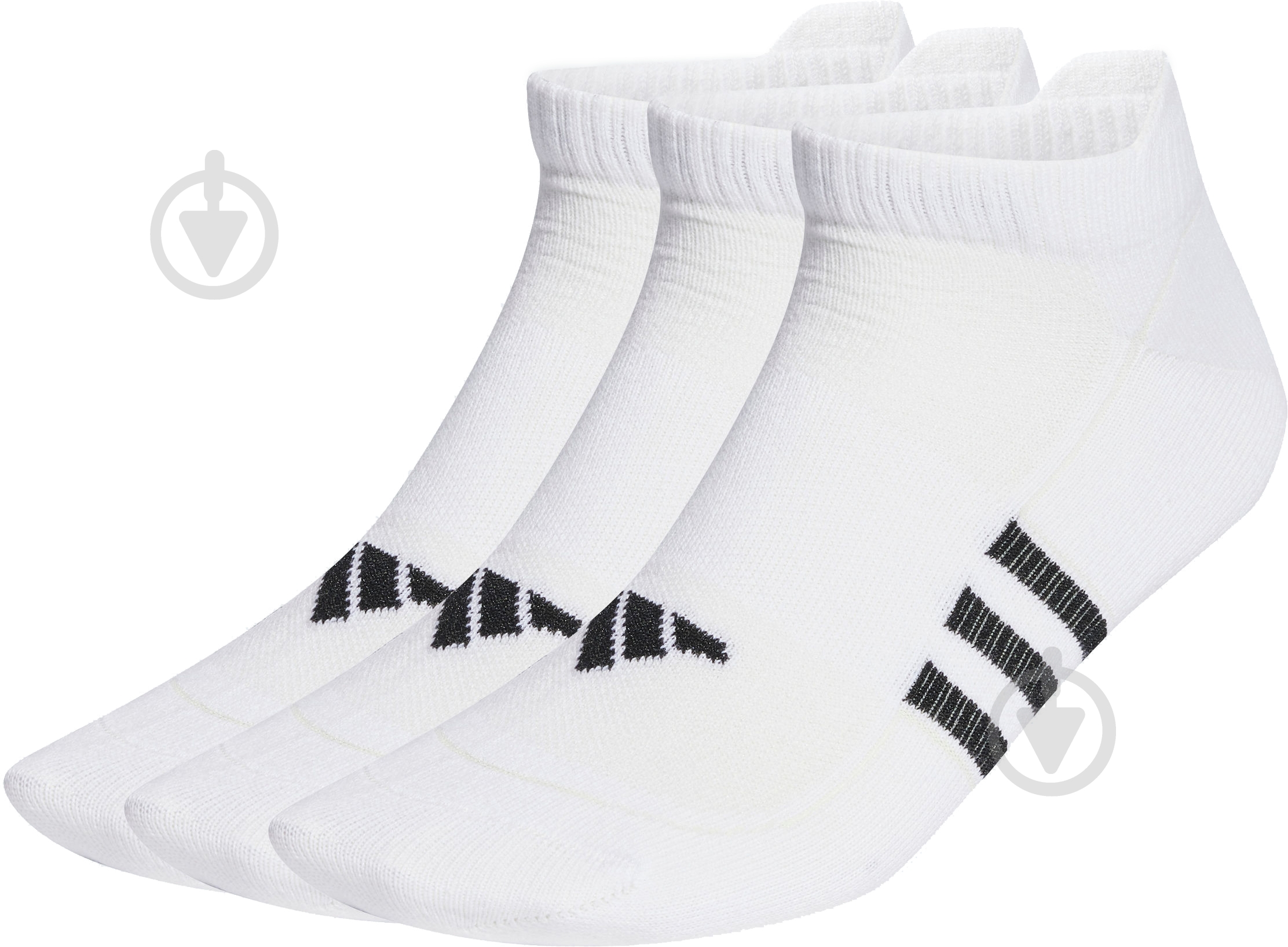 Носки Adidas PRF LIGHT LOW3P HT3440 р.L белый - фото 1