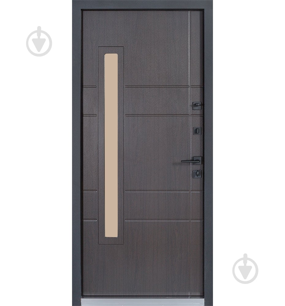 Двері вхідні Булат Термо Хаус 705 венге темний / венге темний 2050x950 мм ліві - фото 3 Двері вхідні Булат Термо Хаус 705 венге темний / венге темний 2050x950 мм ліві - фото 3