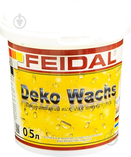 Декоративний віск Feidal Deko Wachs 0.5 л безбарвний - фото 1 Декоративний віск Feidal Deko Wachs 0.5 л безбарвний - фото 1