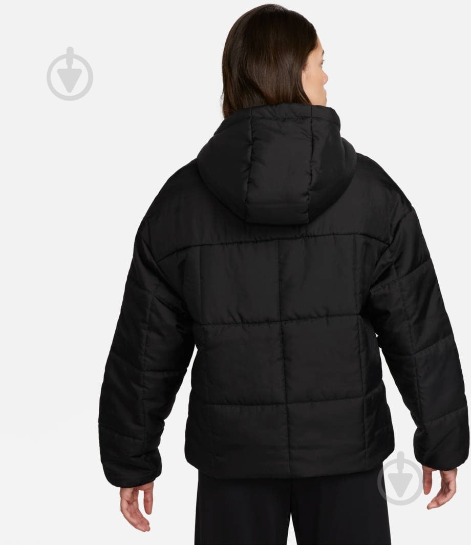 Куртка жіноча демісезонна Nike W NSW ESSTL THRMR CLSC PUFFER FB7672-010 р.XL чорна - фото 2