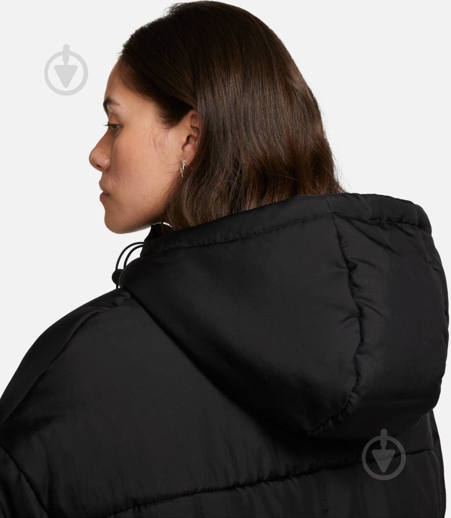 Куртка жіноча демісезонна Nike W NSW ESSTL THRMR CLSC PUFFER FB7672-010 р.XL чорна - фото 5