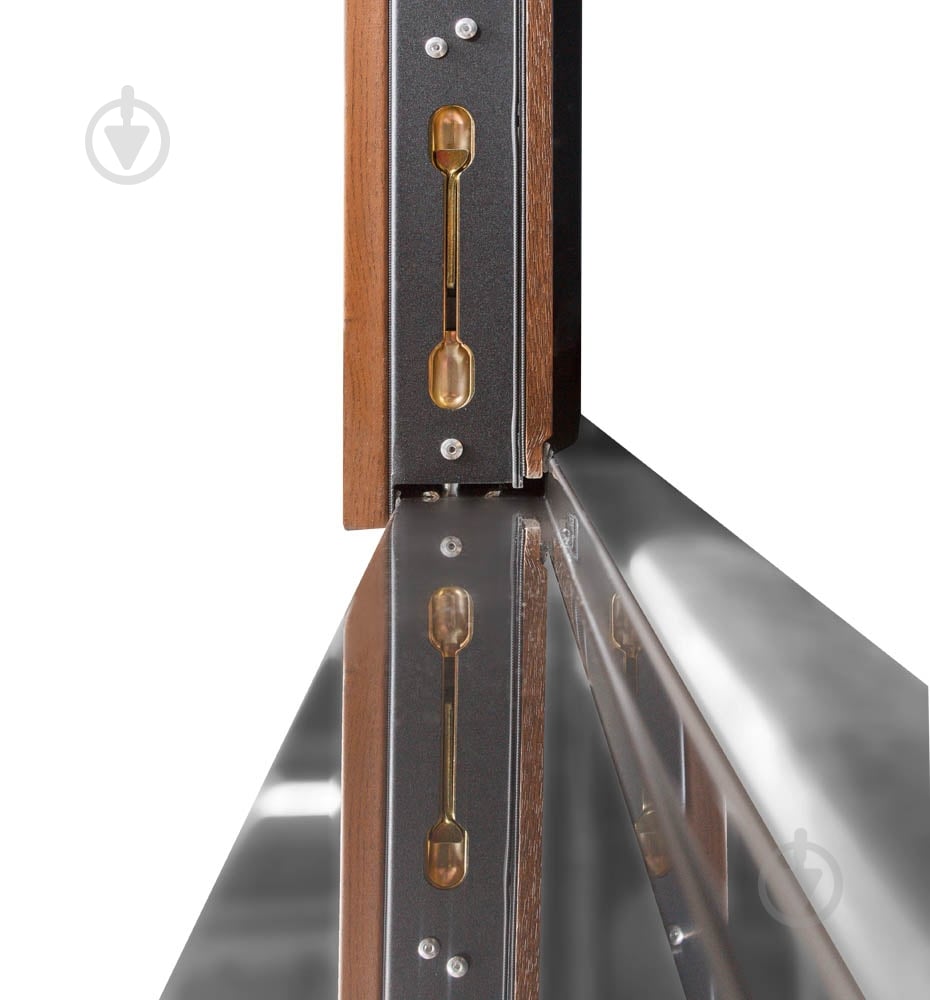 Двері вхідні Булат Термо Хаус 705 горіх 2050x1200 мм праві - фото 10