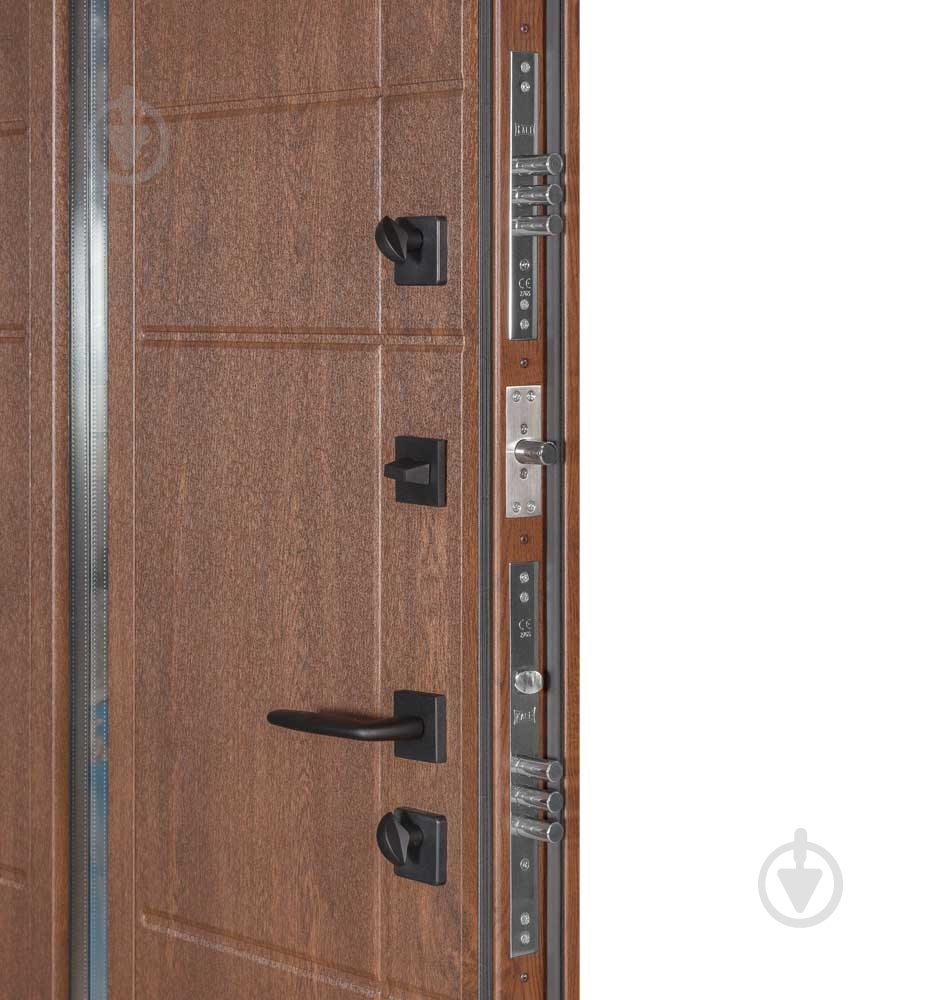 Двері вхідні Булат Термо Хаус 705 горіх 2050x1200 мм праві - фото 5