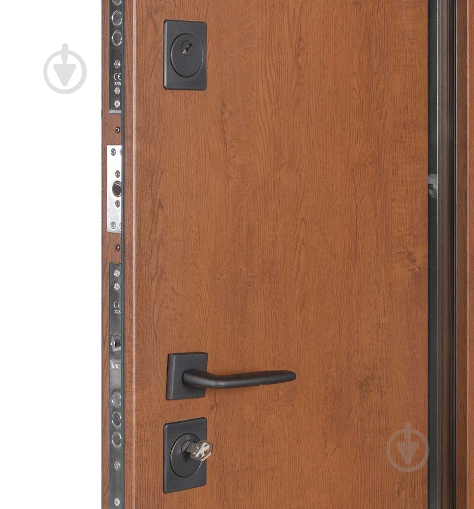 Двері вхідні Булат Термо Хаус 705 горіх 2050x1200 мм праві - фото 4