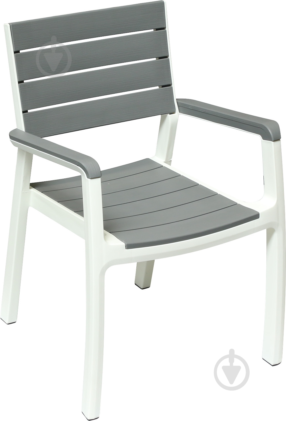 Стул Keter Harmony 236053 белый с серым - фото 1
