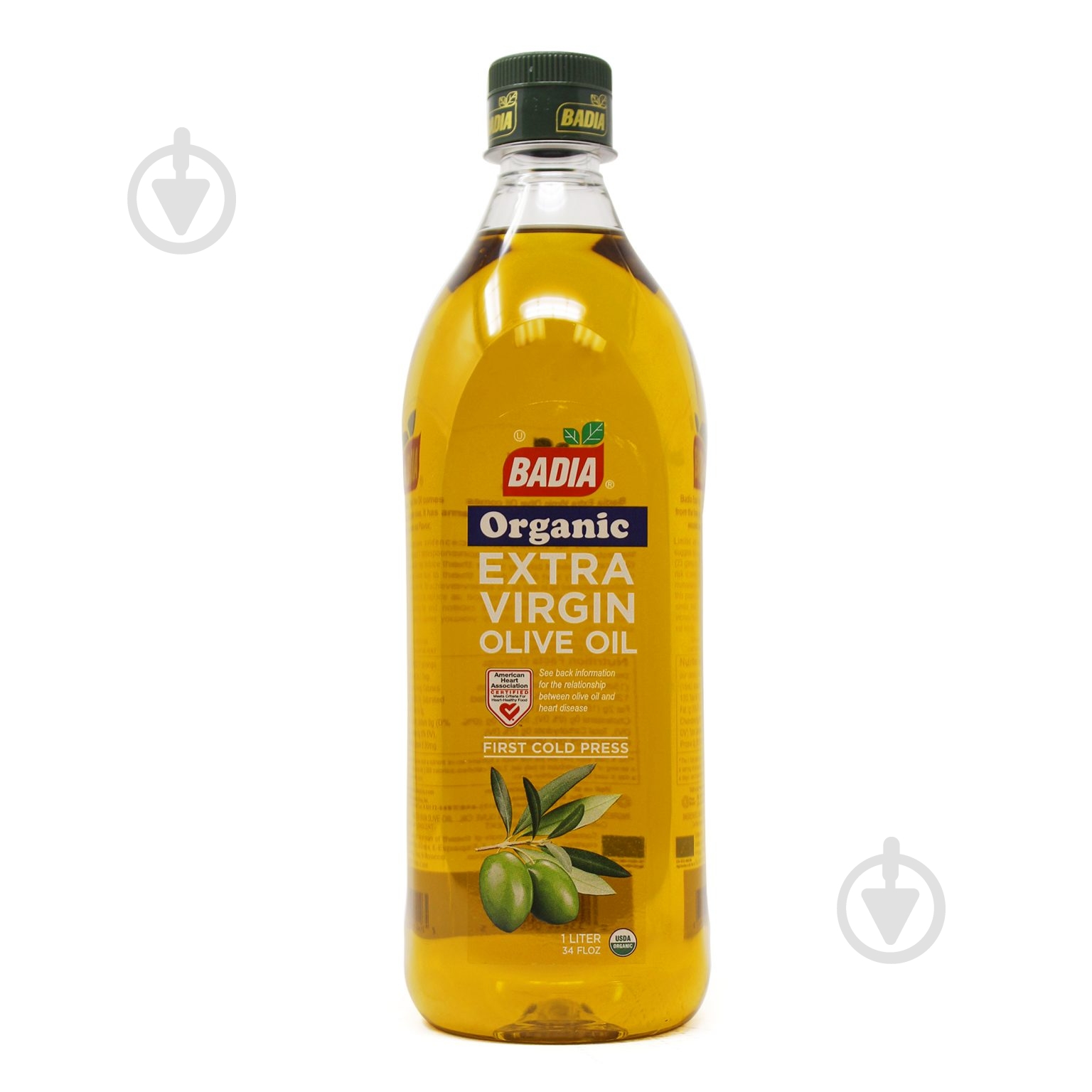 Олія оливкова BADIA Organic Extra Virgin 1 л - фото 1