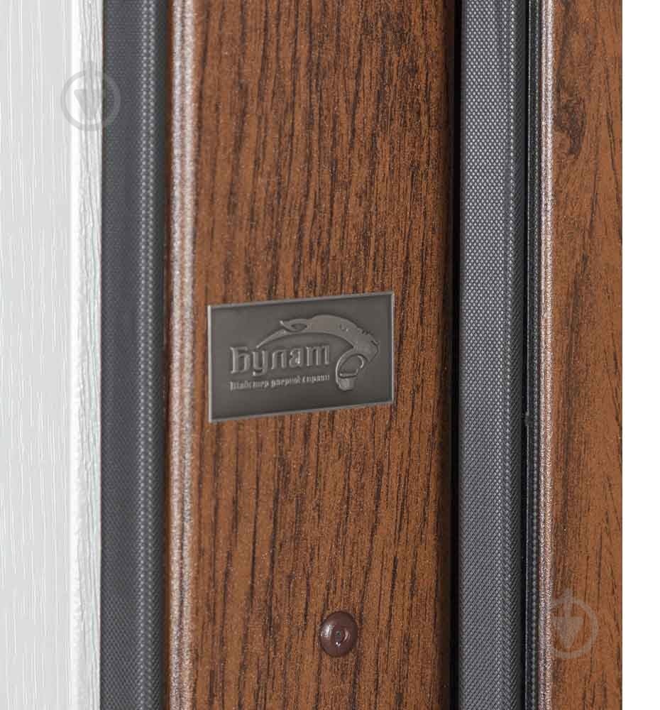 Двері вхідні Булат Термо Хаус 705 дуб бронзовий / молочний клен 2050x950 мм ліві - фото 9