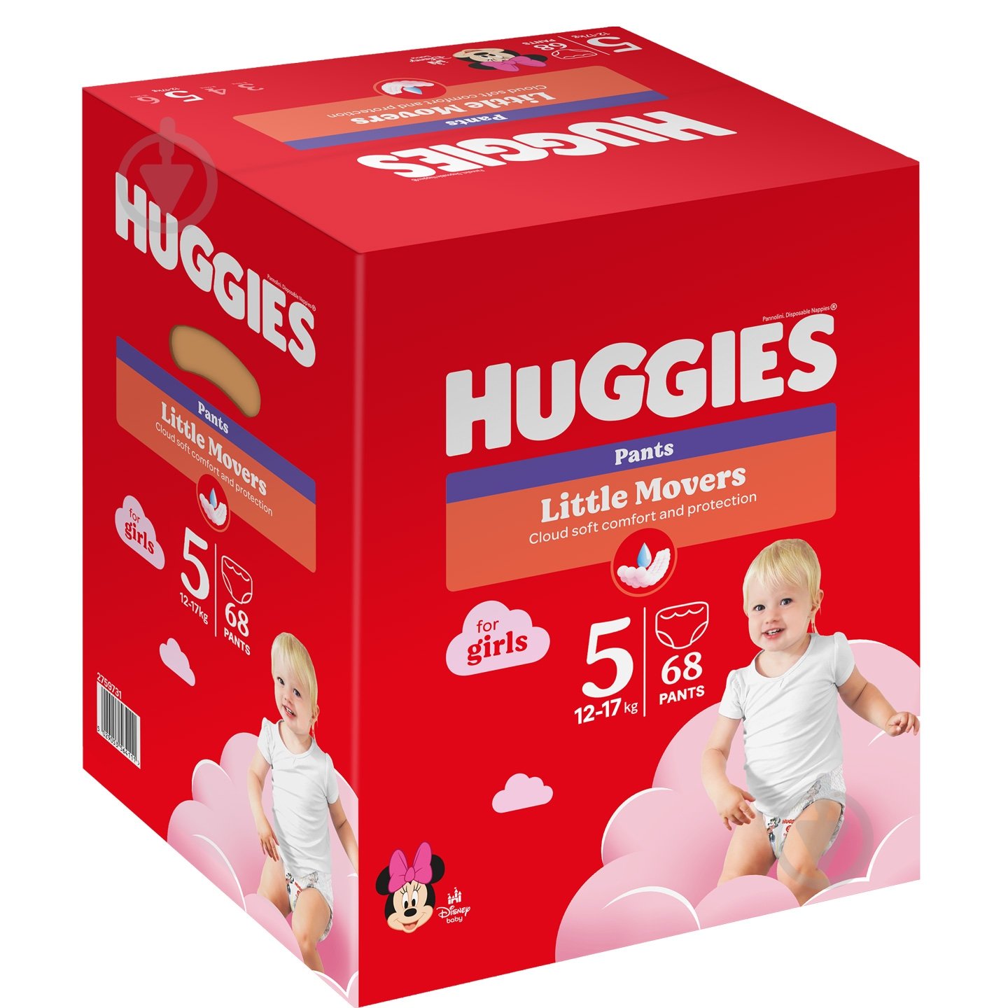 Підгузки-трусики Huggies Girl 5 12-17 кг 68 шт. - фото 2