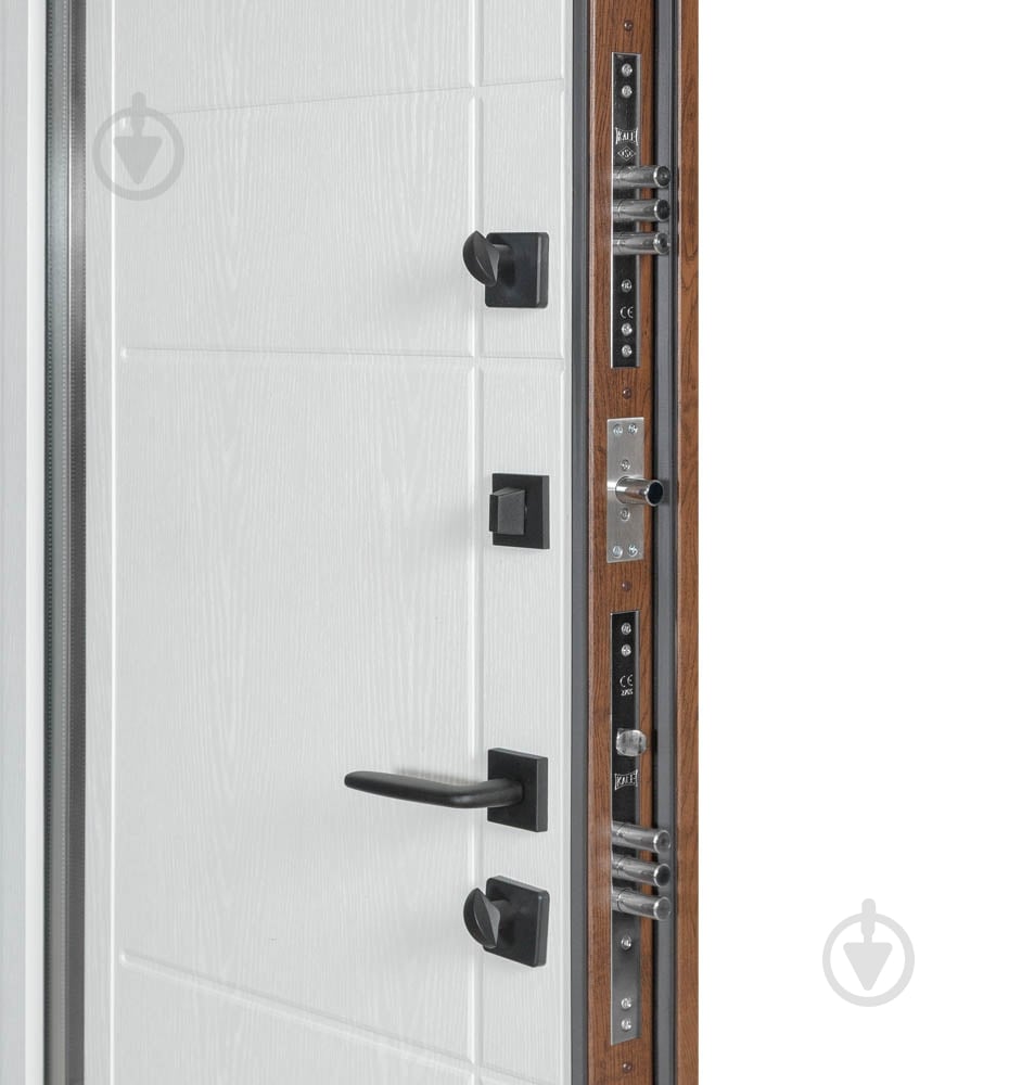 Двері вхідні Булат Термо Хаус 705 дуб бронзовий / молочний клен 2050x950 мм праві - фото 6