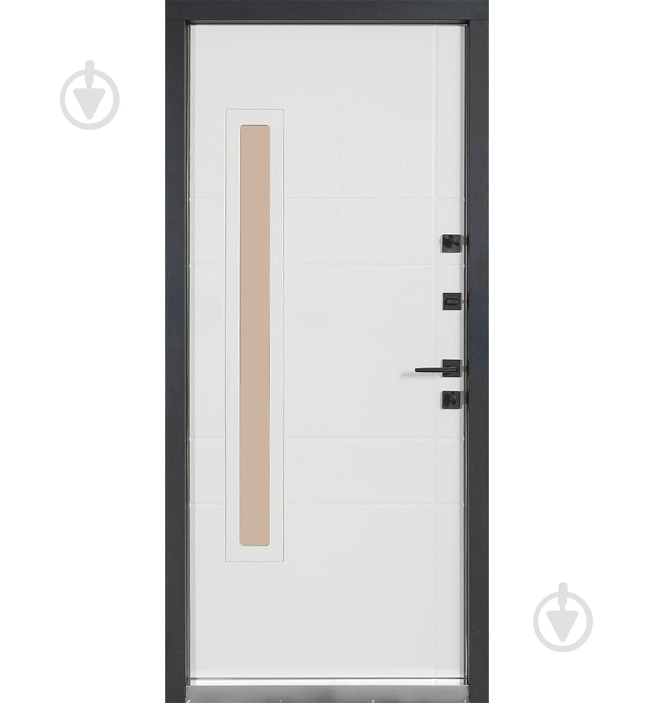 Двері вхідні Булат Термо Хаус 705 дуб бронзовий / молочний клен 2050x950 мм праві - фото 3