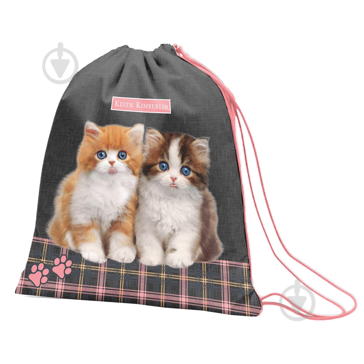 Сумка для обуви 1 вересня SB-10 Keith Kimberlin черный - фото 1