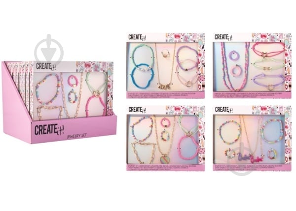 Дитячий набір CREATE IT! прикраси в асортименті - фото 1 Дитячий набір CREATE IT! прикраси в асортименті - фото 1