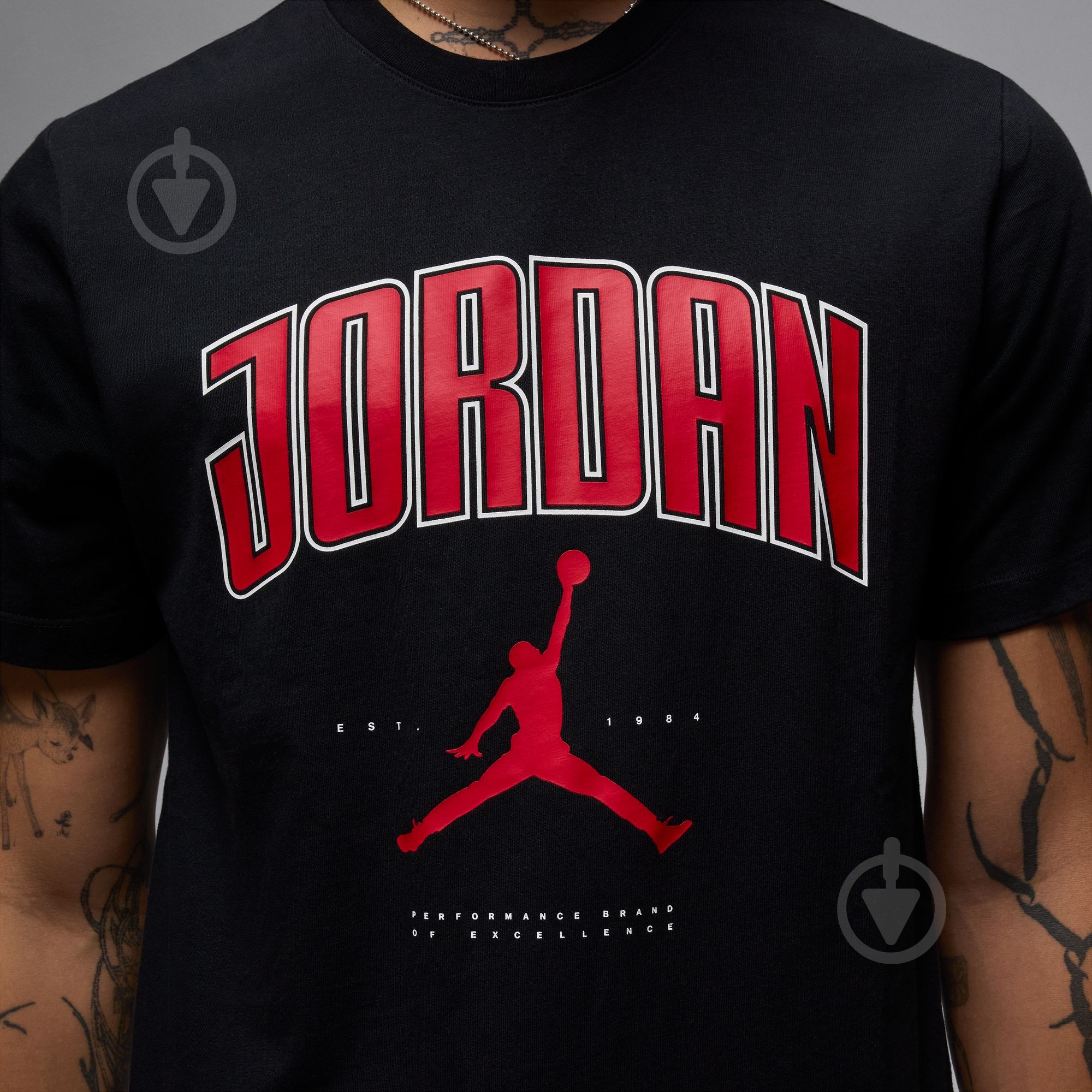 Футболка Jordan M J CITY 88 CREW HQ0009-010 р.XL черный - фото 4