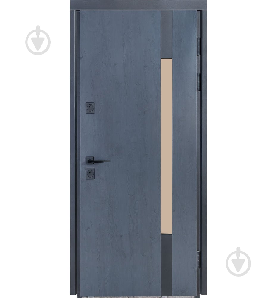 Дверь входная Булат Термо Хаус 705 темный антрацит / антрацит 2050x950 мм левая - фото 2