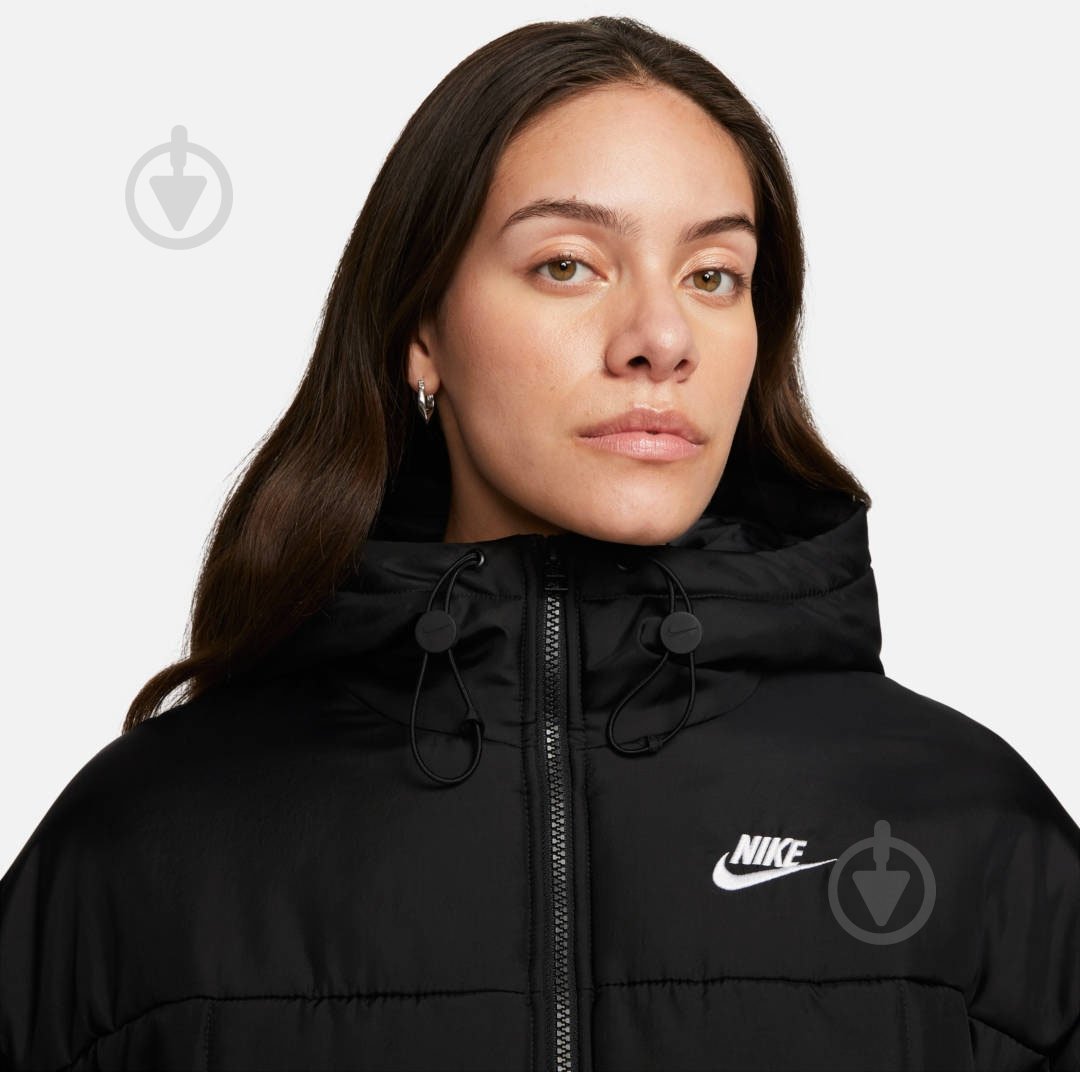 Куртка женская демисезонная Nike W NSW ESSTL THRMR CLSC PUFFER FB7672-010 р.M черная - фото 3