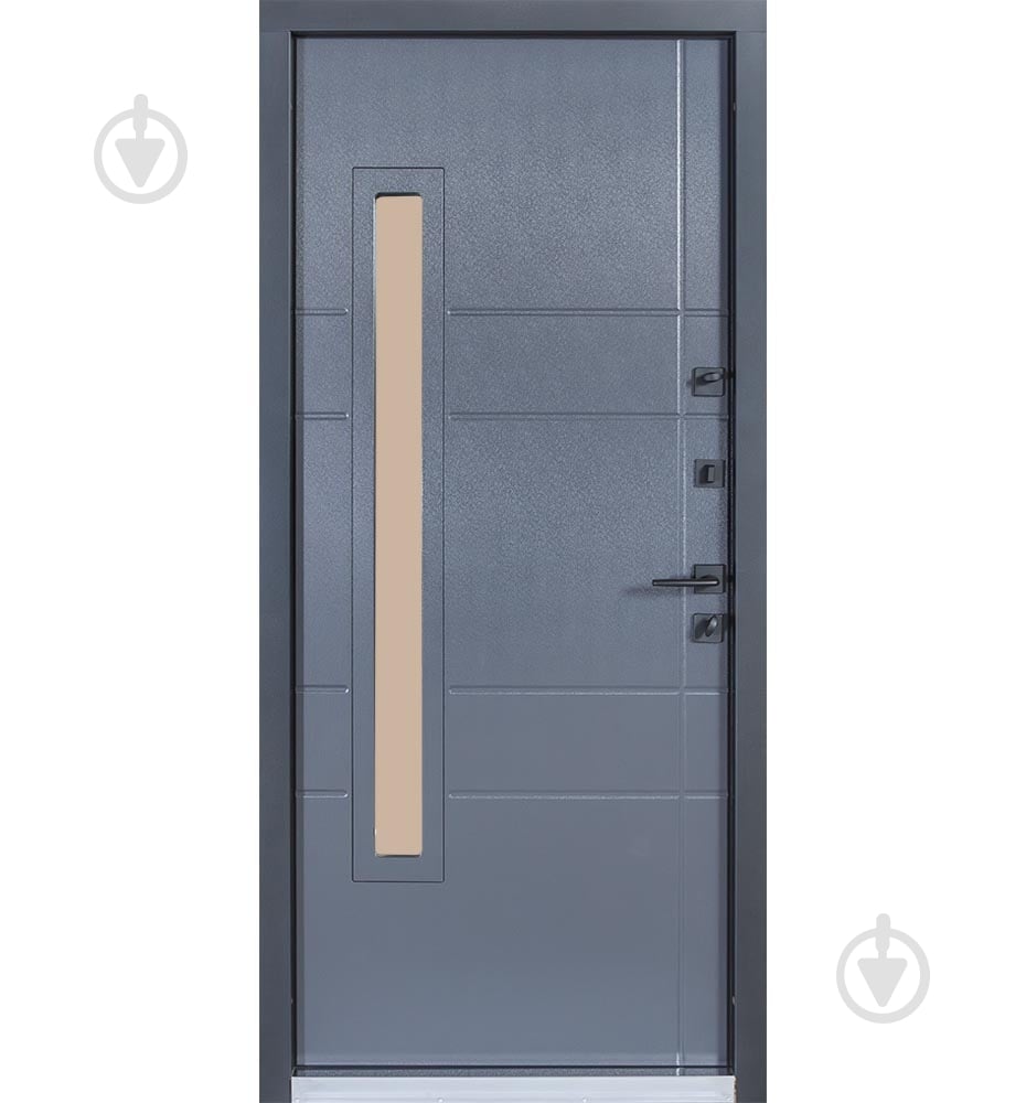 Дверь входная Булат Термо Хаус 705 темный антрацит / антрацит 2050x950 мм правая - фото 3