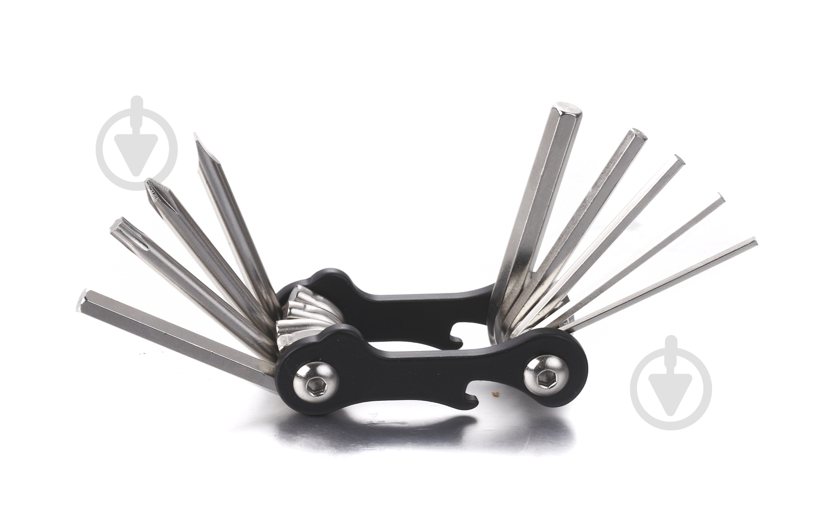 Мультитул KEN TECH 10 функцій KL-9834A FBT-008 чорний - фото 1 Мультитул KEN TECH 10 функцій KL-9834A FBT-008 чорний - фото 1