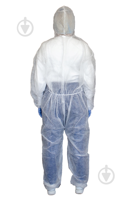 Комбинезон Zorro захисний зі спанбонду на блискавці р. XXL белый - фото 8