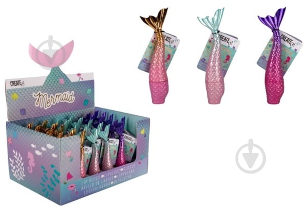Блеск для губ CREATE IT! MERMAID 84603 в ассорт. - фото 1