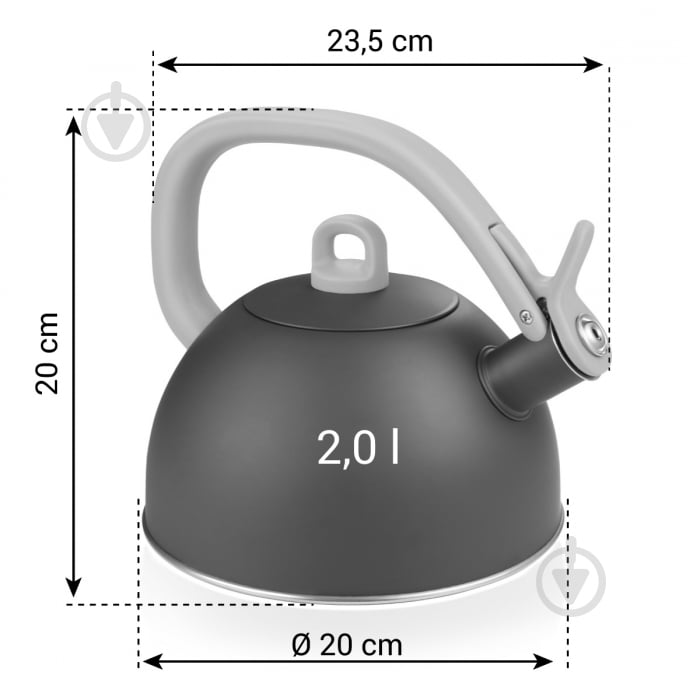Чайник Tescoma GrandCHEF 2 л 677464 - фото 3