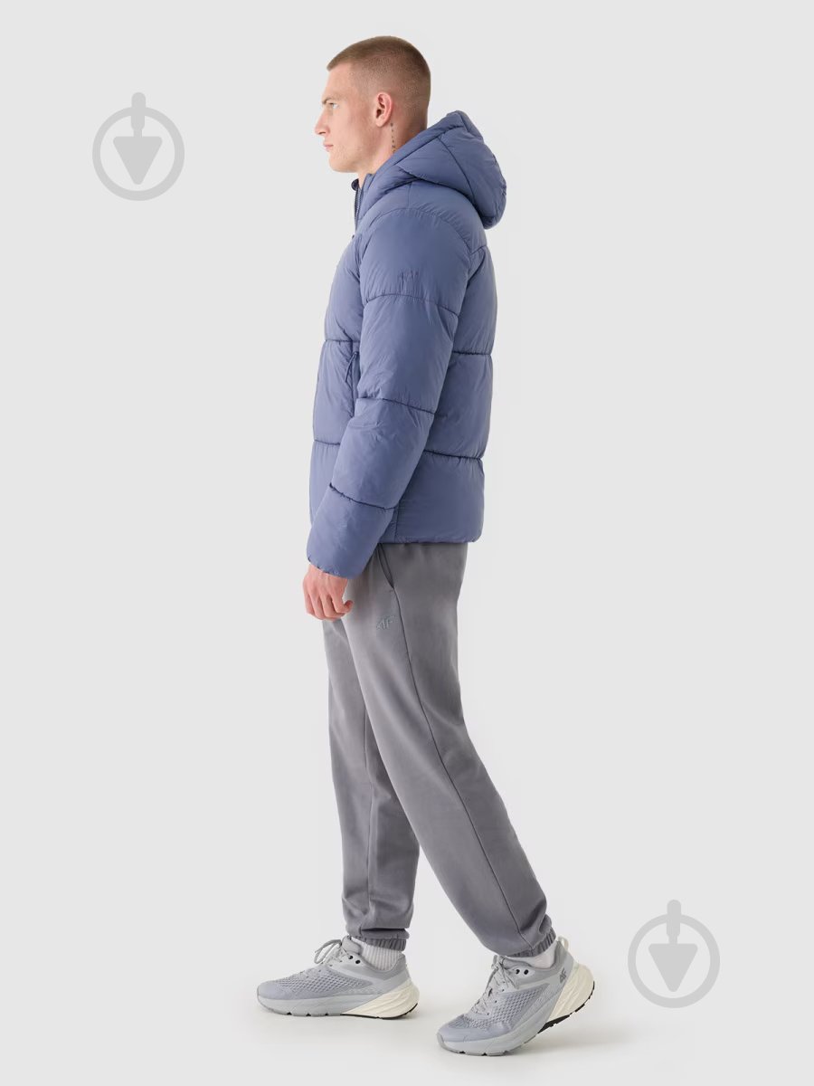 Пуховик чоловічий зимовий 4F DOWN JACKET M480 4FWAW24TDJAM480-32S р.S синій - фото 8