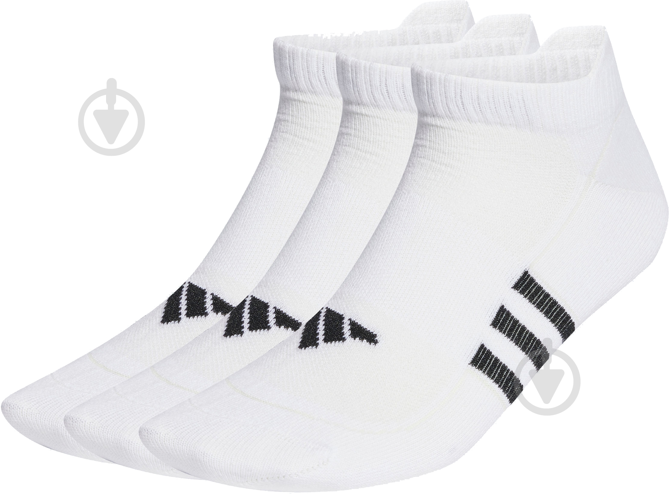 Носки Adidas PRF LIGHT LOW3P HT3440 р.S белый - фото 2