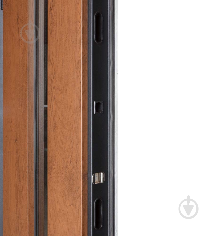 Дверь входная Булат Термо Хаус 706 дуб бронзовый / молочный клен 2050x1200 мм левая - фото 9