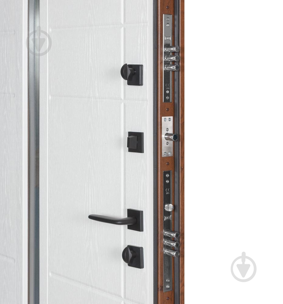 Дверь входная Булат Термо Хаус 706 дуб бронзовый / молочный клен 2050x1200 мм левая - фото 5