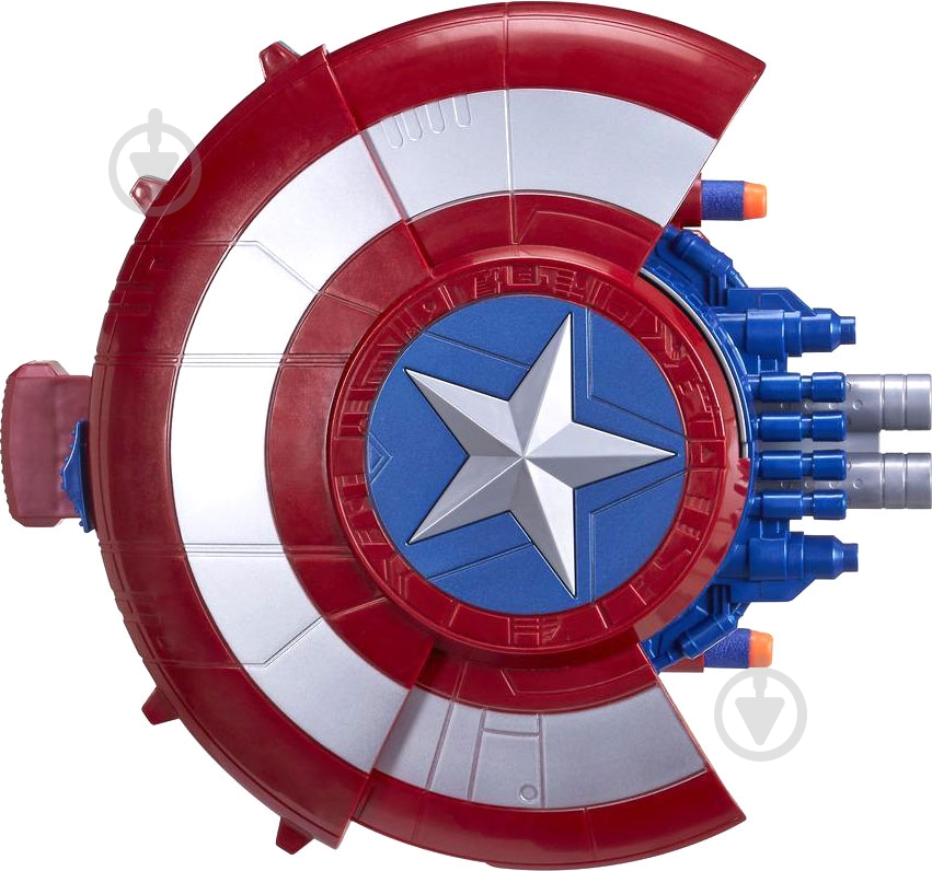Игровой набор Hasbro Боевой щит Первого Мстителя B5781 - фото 1 Игровой набор Hasbro Боевой щит Первого Мстителя B5781 - фото 1