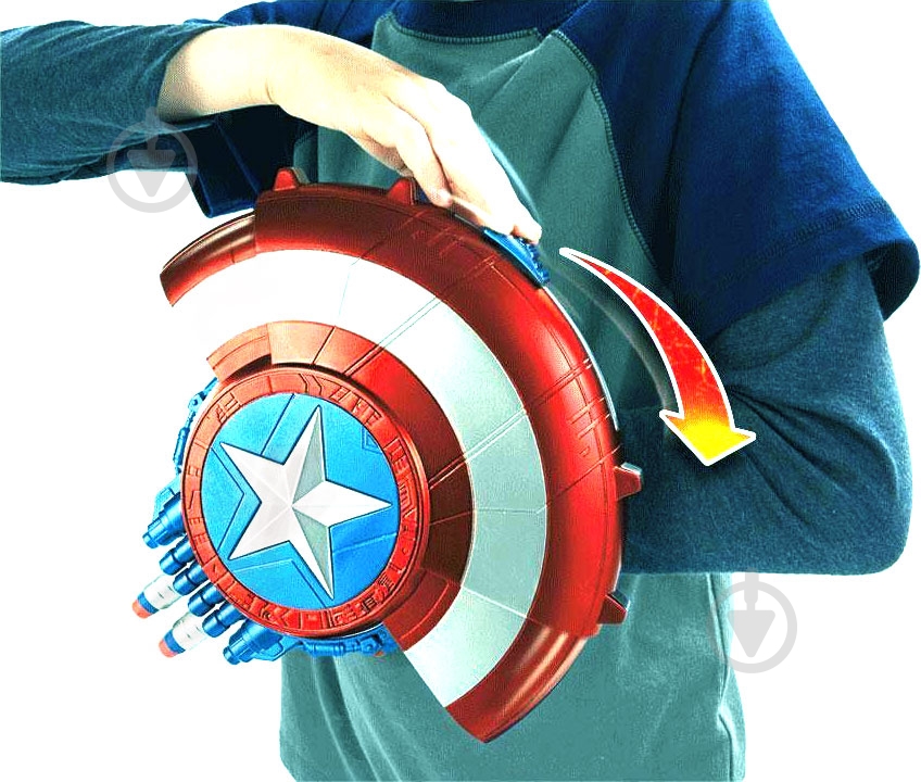 Игровой набор Hasbro Боевой щит Первого Мстителя B5781 - фото 3 Игровой набор Hasbro Боевой щит Первого Мстителя B5781 - фото 3