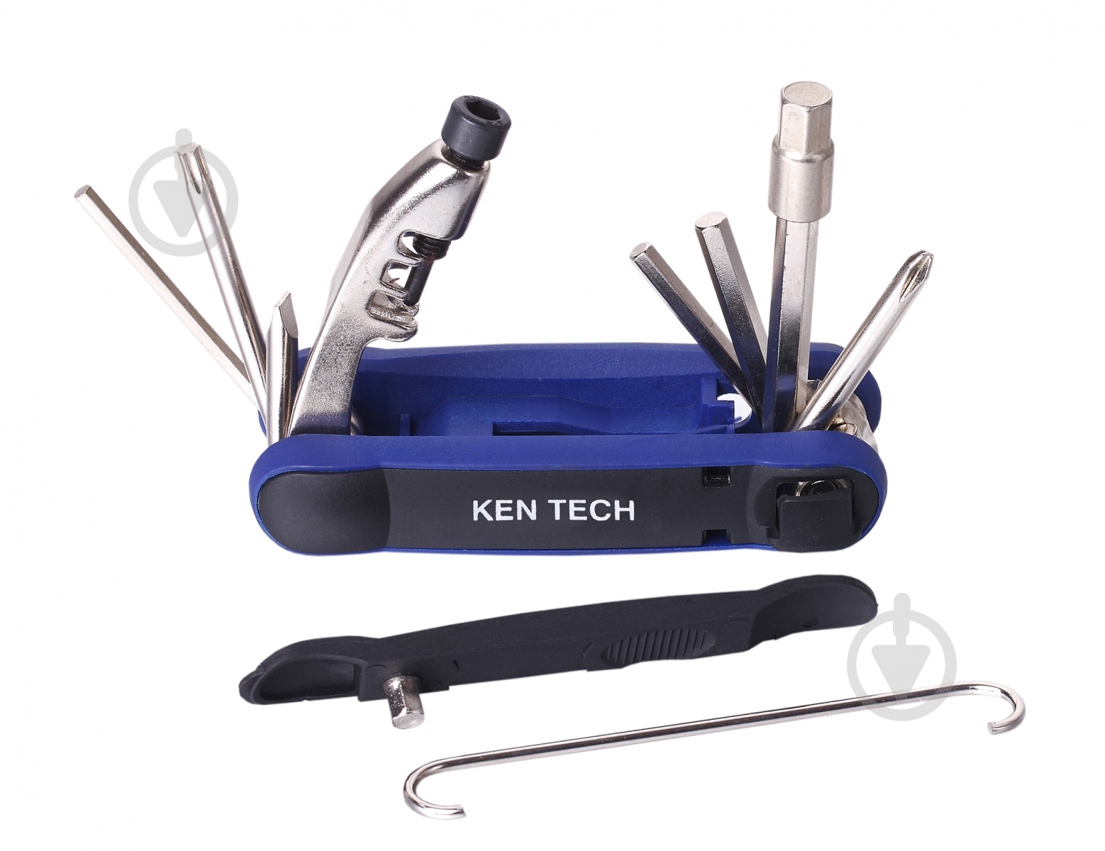 Мультитул KEN TECH 15 функцій KL-9804C FBT-007 чорнийсиній - фото 1