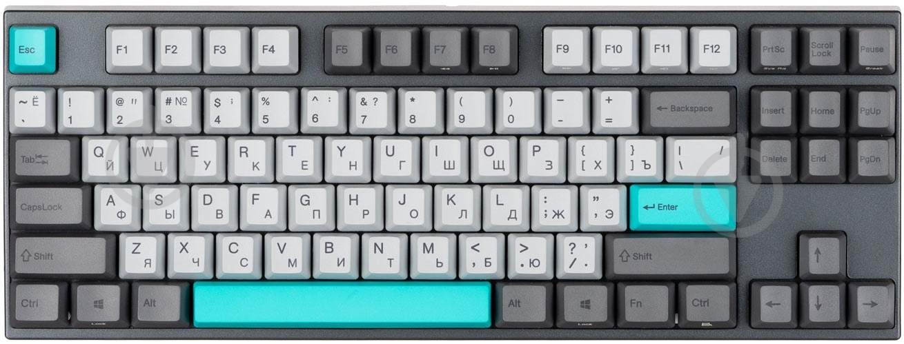 Клавіатура Varmilo VA87M Moonlight Cherry MX Blue (VA87MC2W/LLPN2RB) grey - фото 1
