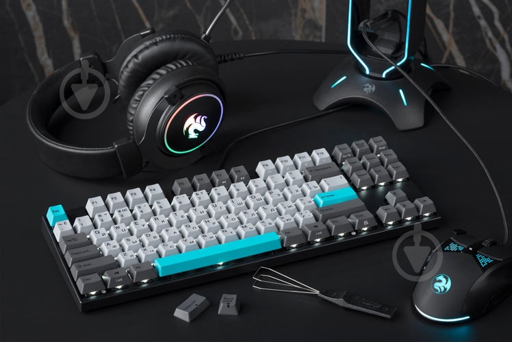 Клавіатура Varmilo VA87M Moonlight Cherry MX Blue (VA87MC2W/LLPN2RB) grey - фото 14