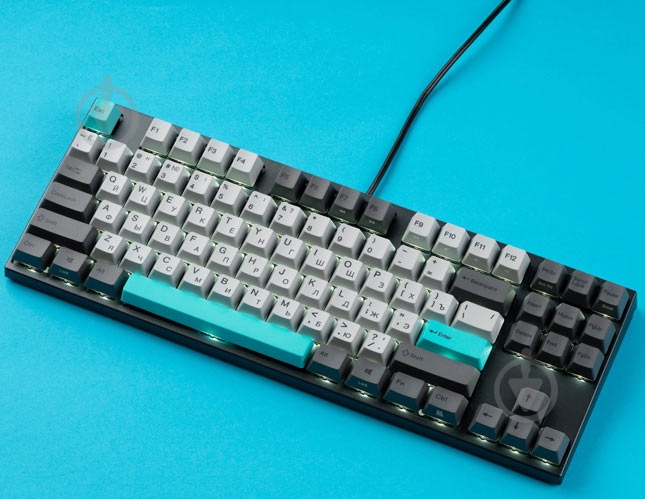 Клавіатура Varmilo VA87M Moonlight Cherry MX Blue (VA87MC2W/LLPN2RB) grey - фото 12