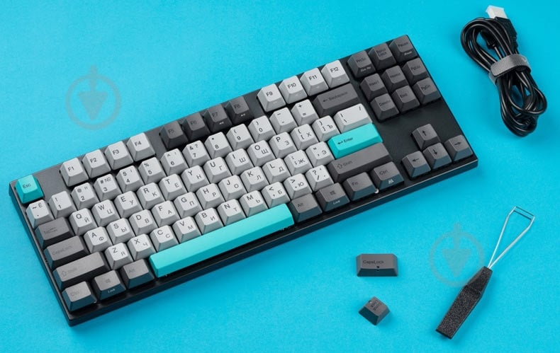 Клавіатура Varmilo VA87M Moonlight Cherry MX Blue (VA87MC2W/LLPN2RB) grey - фото 9