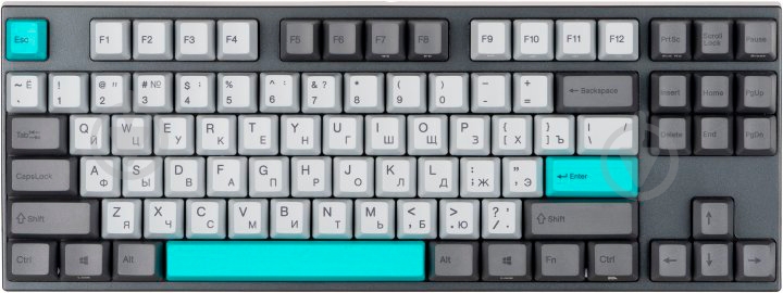 Клавіатура Varmilo VA87M (VA87MN2W/LLPN2RB) Moonlight Cherry MX Brown grey - фото 1
