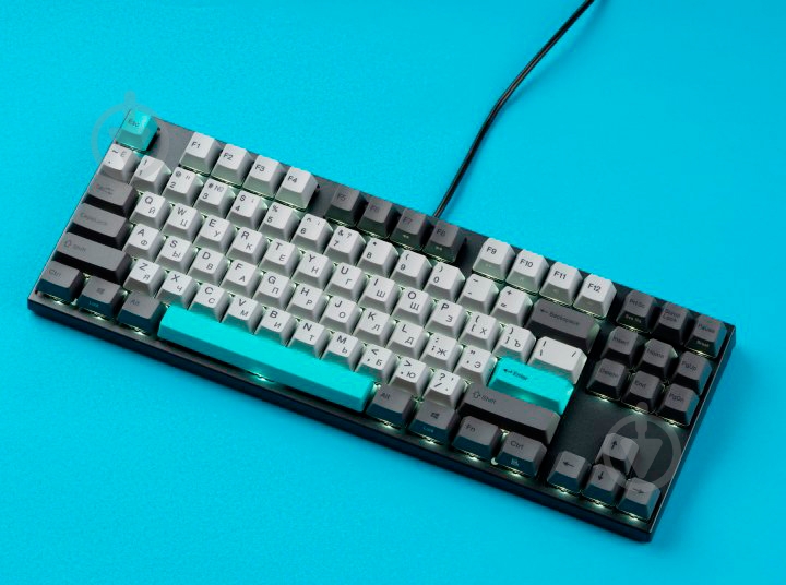 Клавіатура Varmilo VA87M (VA87MN2W/LLPN2RB) Moonlight Cherry MX Brown grey - фото 8