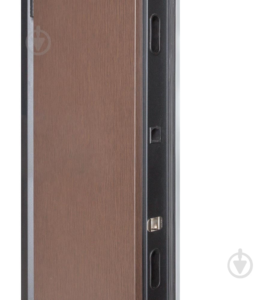 Двері вхідні Булат Термо Хаус 710 венге темний / білий атласний 2050x1200 мм праві - фото 9