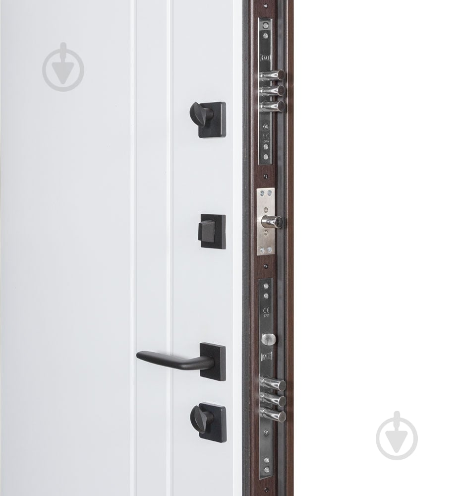 Двері вхідні Булат Термо Хаус 710 венге темний / білий атласний 2050x1200 мм праві - фото 5