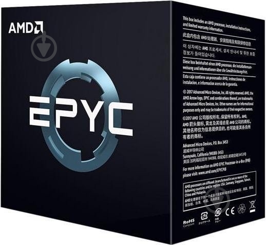 Процессор AMD Epyc 7251 2,1 GHz Socket SP3 Box (PS7251BFAFWOF) - фото 1 Процессор AMD Epyc 7251 2,1 GHz Socket SP3 Box (PS7251BFAFWOF) - фото 1