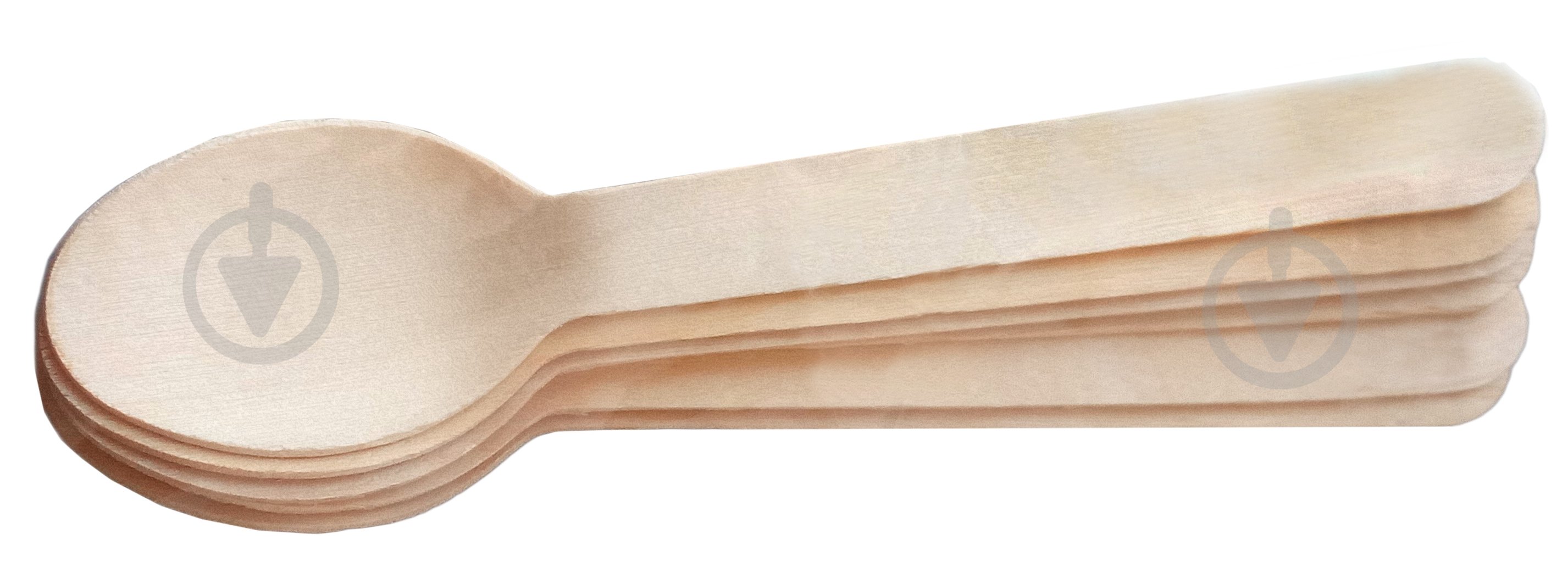 Ложка столовая одноразовая деревянная ТерЕко 6 шт. - фото 1