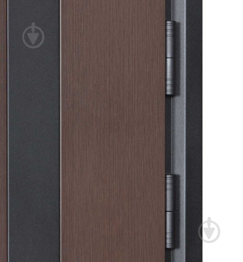 Двері вхідні Булат Термо Хаус 710 венге темний / білий атласний 2050x950 мм ліві - фото 7