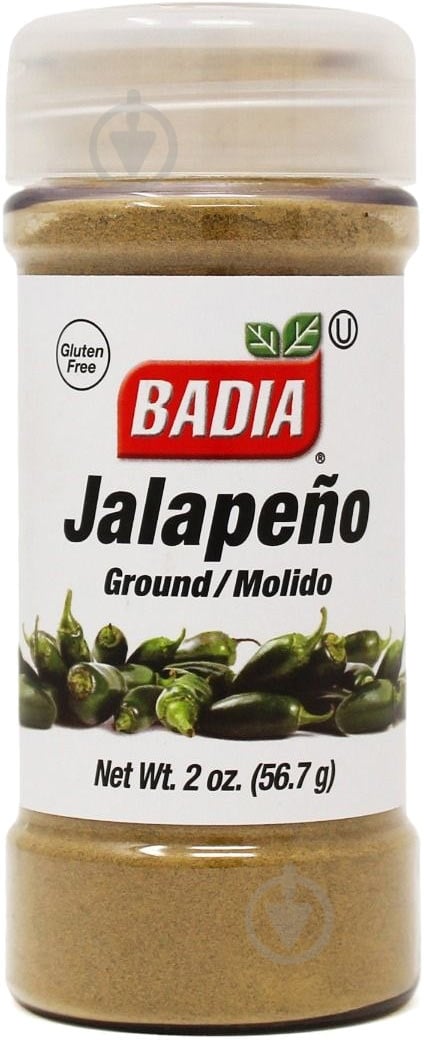 Приправа BADIA Перец халапеньо молотый 56,7 г - фото 1 Приправа BADIA Перец халапеньо молотый 56,7 г - фото 1