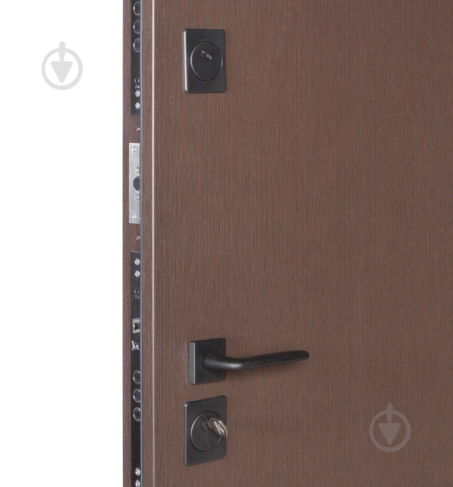 Дверь входная Булат Термо Хаус 710 венге темный / белый атласный 2050x950 мм правая - фото 5