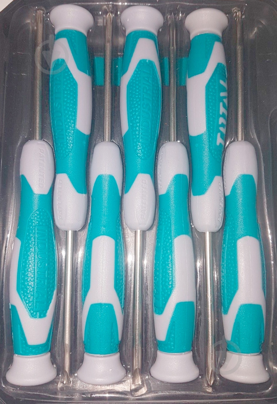 Набор отверток Total для точных работ 7 шт. SL 2.0 / 2.5 / 3.0 PH 00 / 0 T 6 / 8×50 мм THT250726 - фото 8 Набор отверток Total для точных работ 7 шт. SL 2.0 / 2.5 / 3.0 PH 00 / 0 T 6 / 8×50 мм THT250726 - фото 8