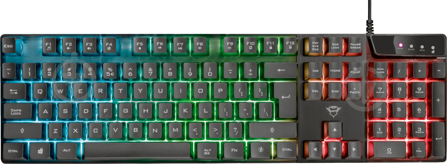 Клавиатура Trust GXT835 (23651) AZOR black - фото 2 Клавиатура Trust GXT835 (23651) AZOR black - фото 2