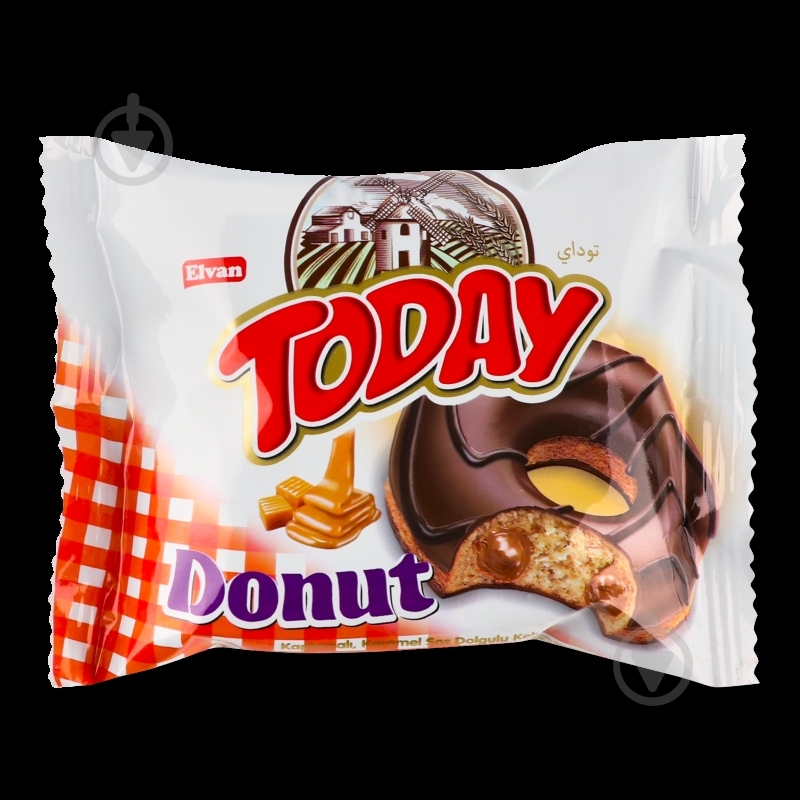 Пончик Elvan в глазури с карамелью Donut Today м/у 50 г 50 г - фото 11 Пончик Elvan в глазури с карамелью Donut Today м/у 50 г 50 г - фото 11