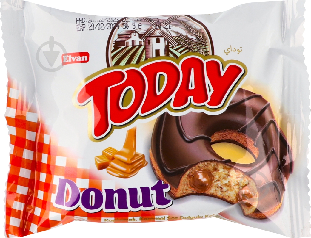 Пончик Elvan в глазури с карамелью Donut Today м/у 50 г 50 г - фото 9 Пончик Elvan в глазури с карамелью Donut Today м/у 50 г 50 г - фото 9