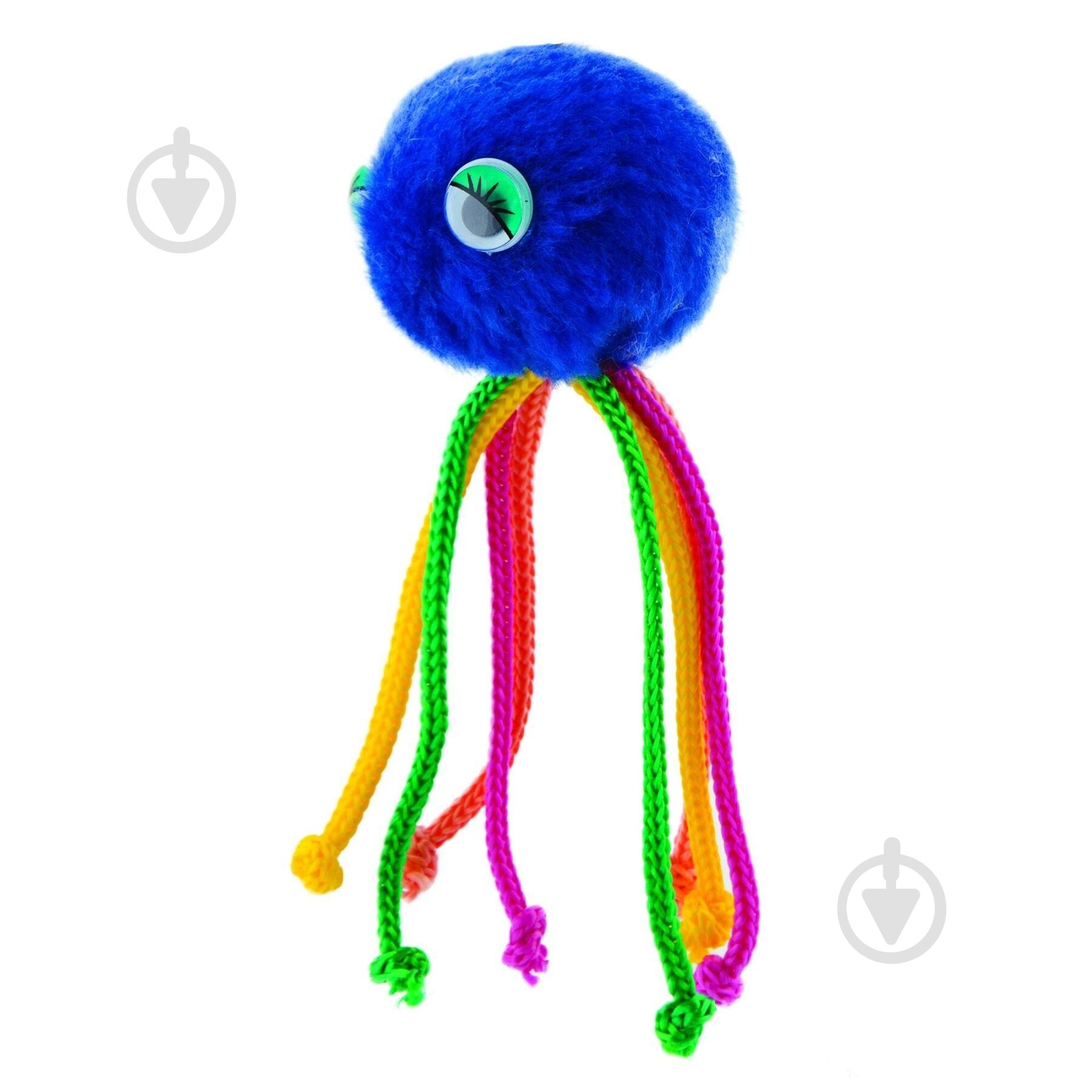 Игрушка для котов Природа Осьминог на резинке PR240373 синий (PR240373) - фото 1