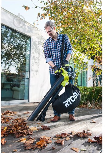 Повітродув RYOBI ONE+ акумуляторний OBV1850 - фото 5 Повітродув RYOBI ONE+ акумуляторний OBV1850 - фото 5